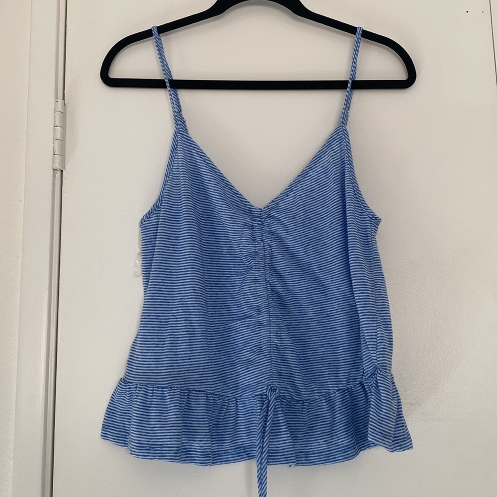 Socialite Striped Camisole in Blue and White